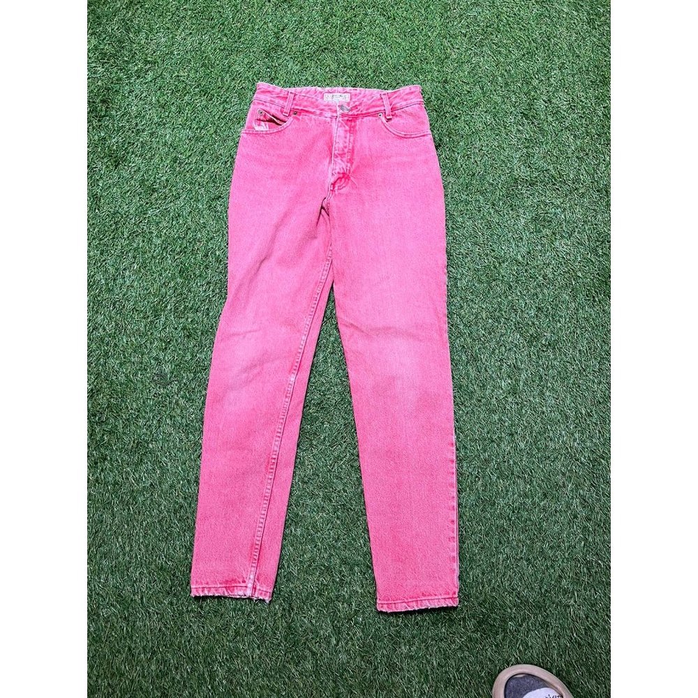 Vintage guess red dye jeans